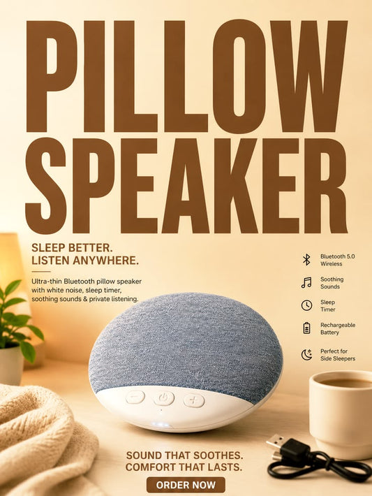 Bluetooth Portable Pillow Speaker