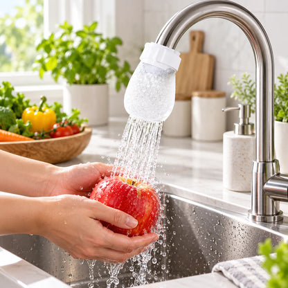 20PCS Sink Faucet Water Filter Cotton Pads with Cable Tie