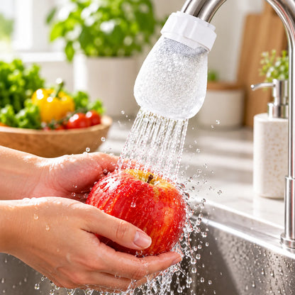 20PCS Sink Faucet Water Filter Cotton Pads with Cable Tie