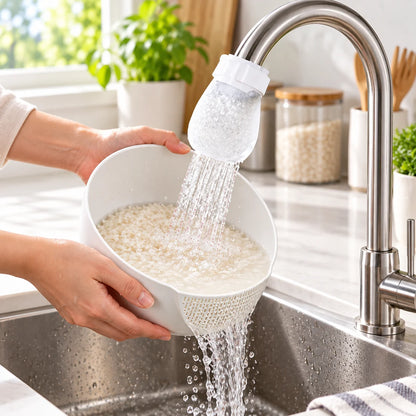 20PCS Sink Faucet Water Filter Cotton Pads with Cable Tie
